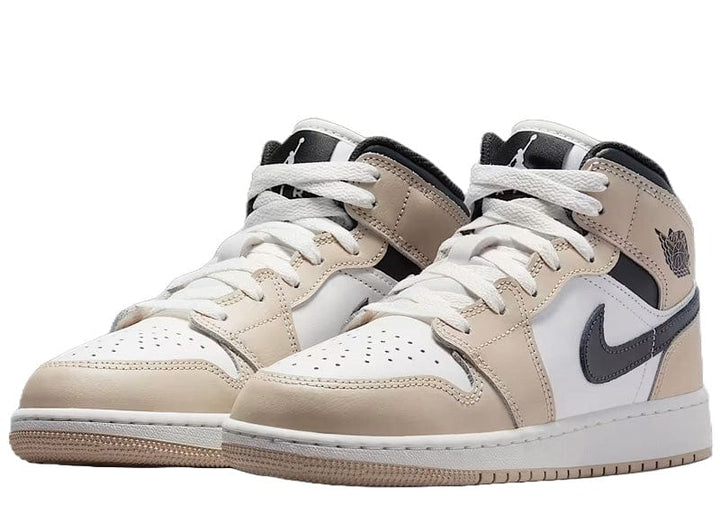 Jordan 1 Mid White Off Noir Rattan (GS) – Court Order