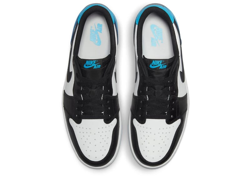 Air Jordan 1 Retro Low OG Black Dark Powder Blue – Court Order