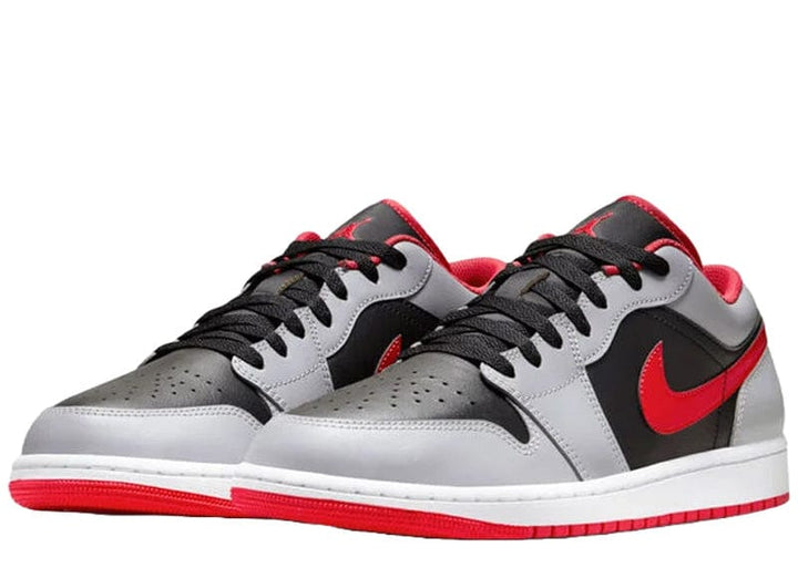 Jordan 1 Low Black Light Smoke Grey Gym Red Court Order