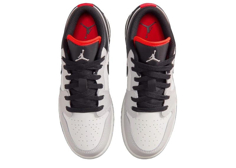 Jordan 1 Low Black Summit White Infrared (GS) – Court Order