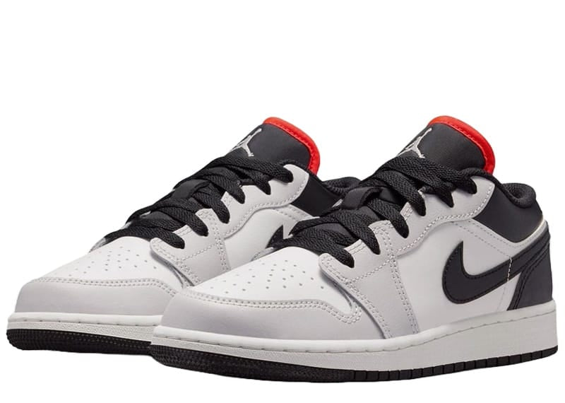 Jordan 1 Low Black Summit White Infrared (GS) – Court Order