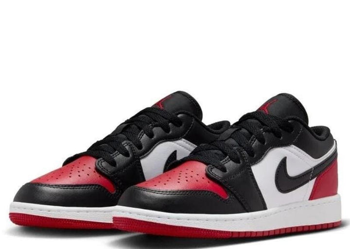 Jordan 1 Low Bred Toe 2.0 GS Court Order