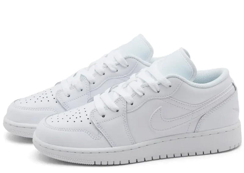 Jordan 1 Low Triple White (2023) (GS) – Court Order