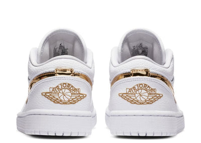 Jordan sneakers Jordan 1 Low White Metallic Gold (Women's)