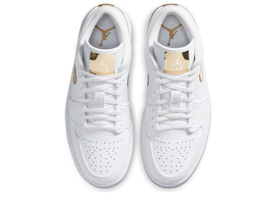 Jordan sneakers Jordan 1 Low White Metallic Gold (Women's)