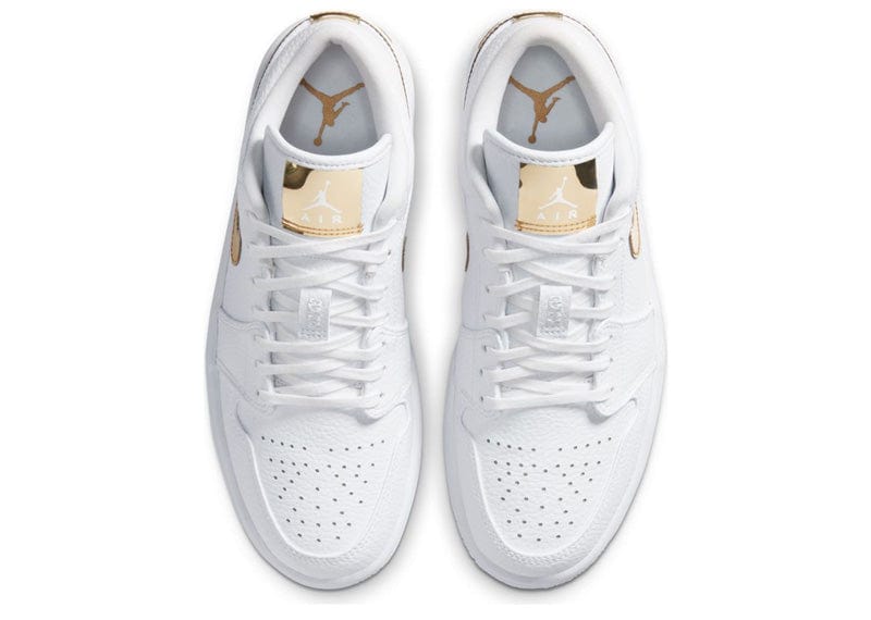 Jordan sneakers Jordan 1 Low White Metallic Gold (Women&