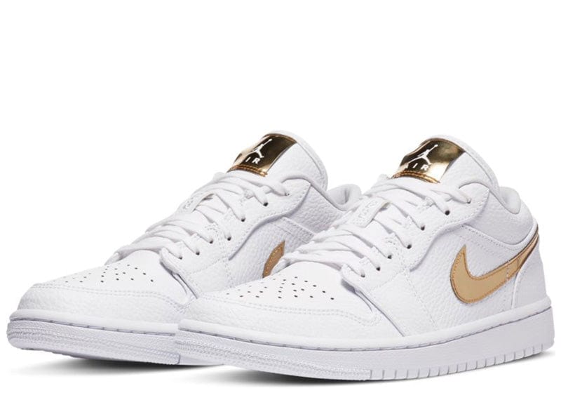 Jordan sneakers Jordan 1 Low White Metallic Gold (Women&