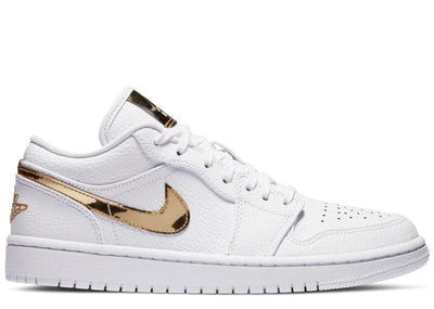 Jordan sneakers Jordan 1 Low White Metallic Gold (Women's)