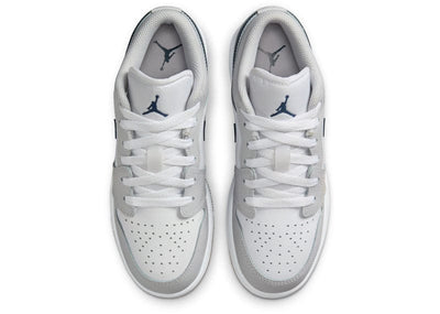 Jordan sneakers Jordan 1 Low White Neutral Grey Gum Midnight Navy (GS)