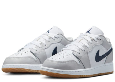 Jordan sneakers Jordan 1 Low White Neutral Grey Gum Midnight Navy (GS)