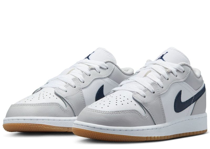 Jordan sneakers Jordan 1 Low White Neutral Grey Gum Midnight Navy (GS)