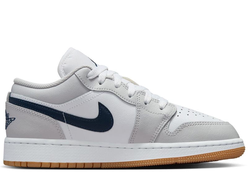 Jordan sneakers Jordan 1 Low White Neutral Grey Gum Midnight Navy (GS)