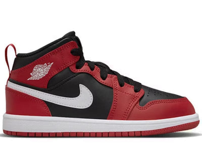 Jordan sneakers Jordan 1 Mid Black Gym Red (PS)