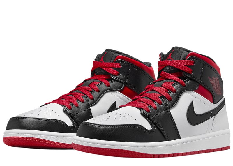 Jordan Mid Black Toe White Gym Red – Court Order - Main Image
