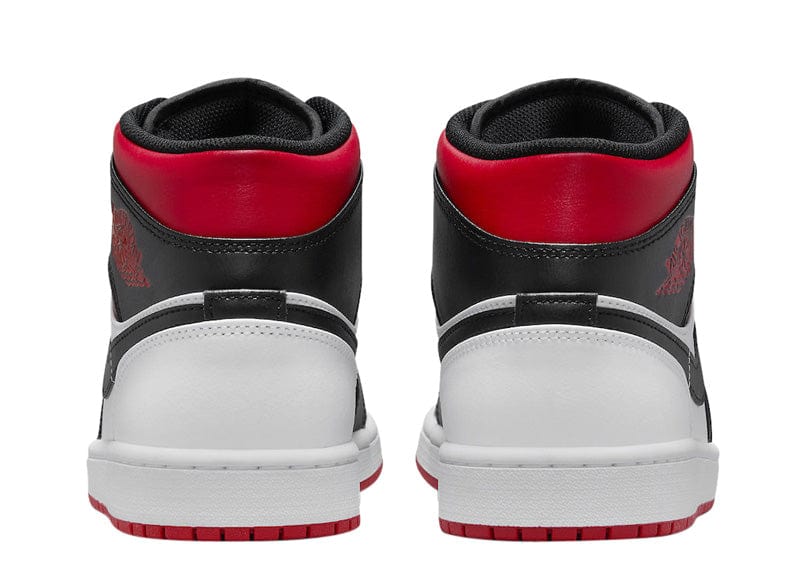 Jordan 1 Mid Black Toe White Gym Red – Court Order