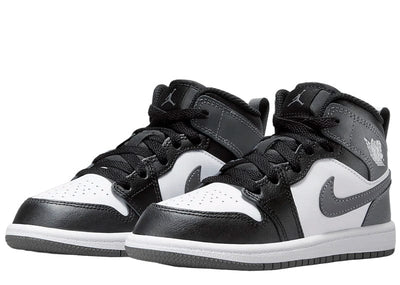 Jordan sneakers Jordan 1 Mid Black White Iron Grey (PS)