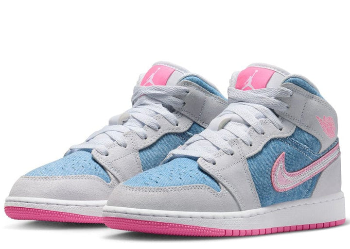 Jordan 1 Mid Denim Sequin (GS) – Court Order
