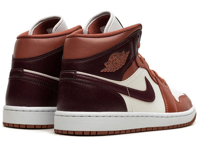 Jordan sneakers Jordan 1 Mid Dusty Peach Night Maroon (Women's)