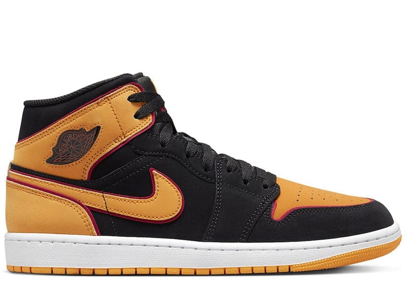Jordan 1 Mid Fat Tongue Black Orange – Court Order