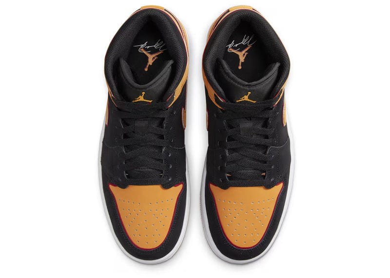 Jordan sneakers Jordan 1 Mid Fat Tongue Black Orange