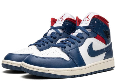 Jordan sneakers Jordan 1 Mid French Blue Gym Red (Women's)