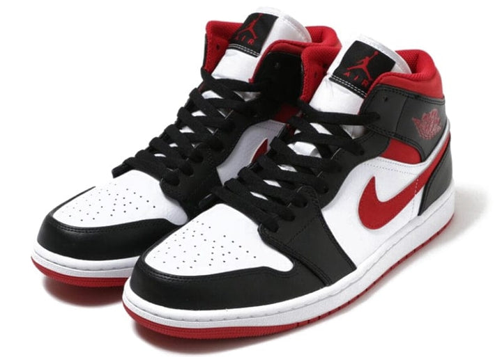 red black & white jordans