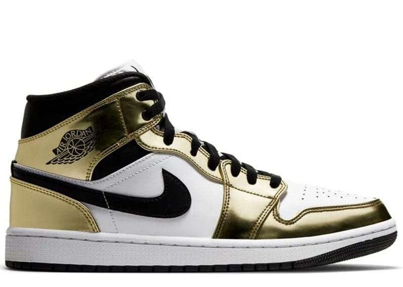 Jordan Sneakers Jordan 1 Mid Metallic Gold Black White