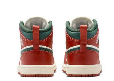 Jordan sneakers Jordan 1 Mid Redstone Midnight Green (PS)
