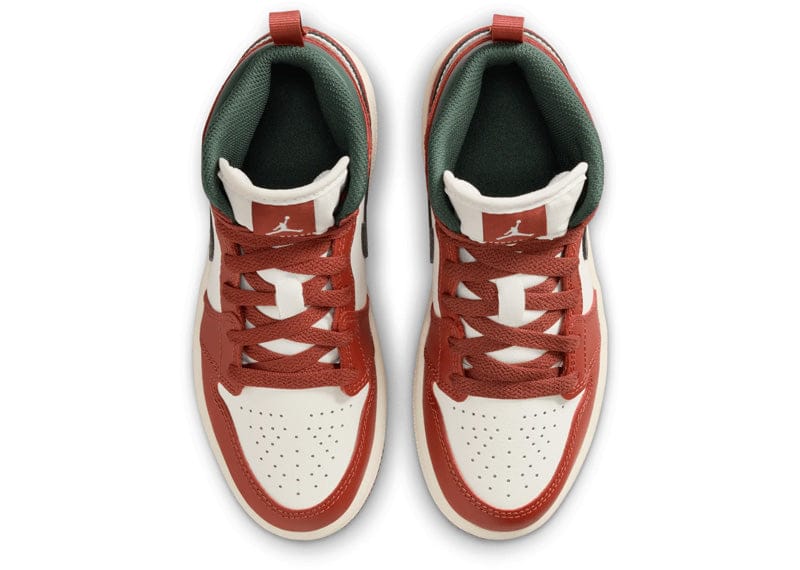 Jordan sneakers Jordan 1 Mid Redstone Midnight Green (PS)