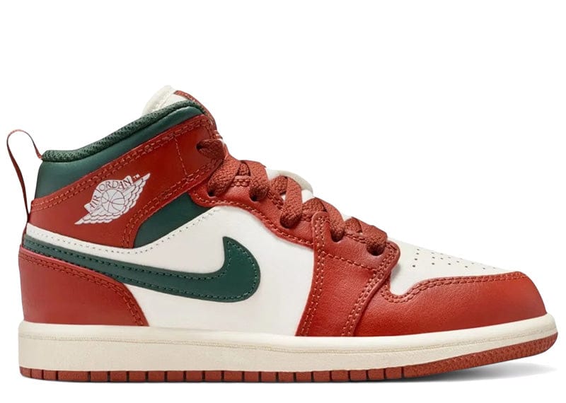 Jordan sneakers Jordan 1 Mid Redstone Midnight Green (PS)