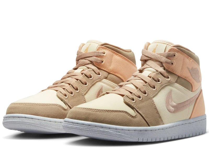 Jordan sneakers Jordan 1 Mid SE Canvas Khaki (Women&