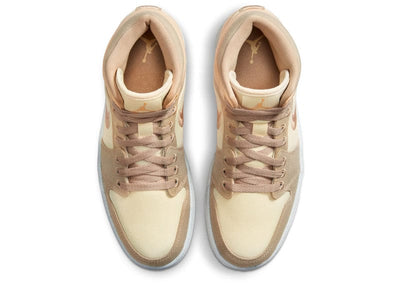 Jordan sneakers Jordan 1 Mid SE Canvas Khaki (Women's)