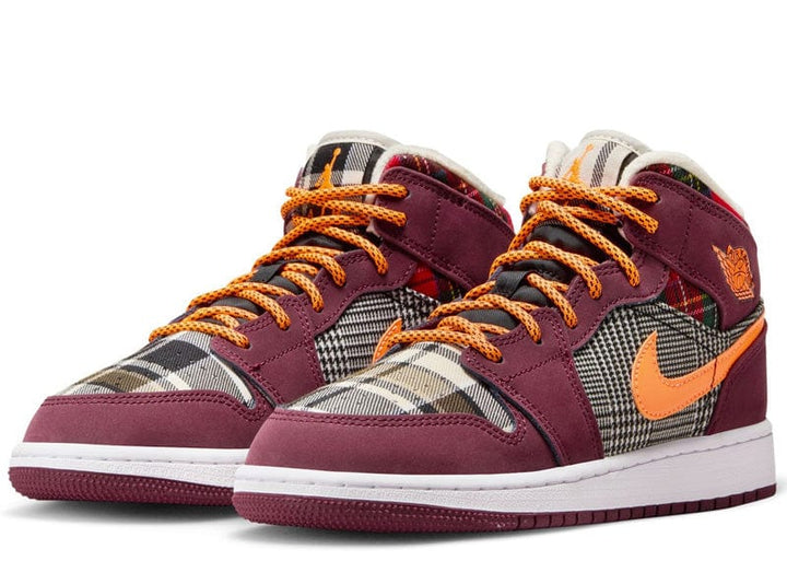 Jordan Mid SE Plaid (GS) – Court Order