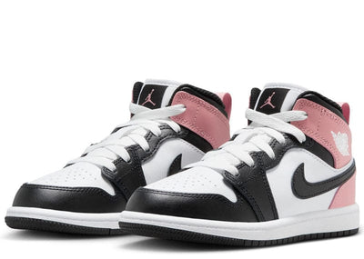 Jordan sneakers Jordan 1 Mid White Rust Pink Black (PS)