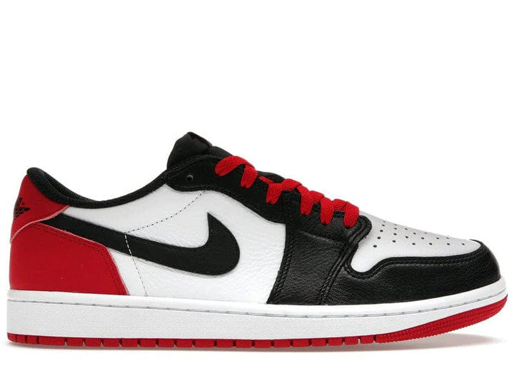 Air jordan 1 low black toe gs on sale