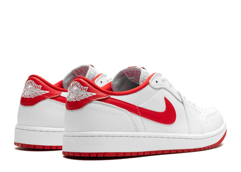 Jordan 1 retro 2025 low white varsity red