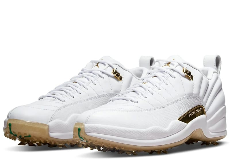 NIKE Air Jordan 12 Golf ホワイト/ゴールド Jordan 12 Golf Metallic Gold – Court Order