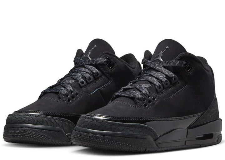 air jordan 3 black grey