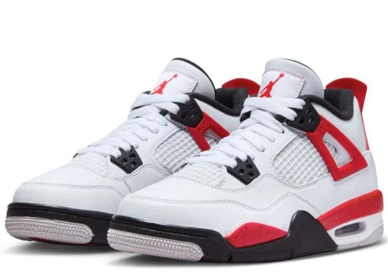 靴 NIKE AIR JORDAN 4 RETRO RED CEMENT Jordan 4 Retro Red Cement (GS) – Court Order