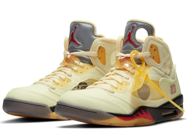 靴 NIKE AIR JORDAN 5 RETRO off-white Jordan 5 Retro Off-White Sail Men's - DH8565-100 - US