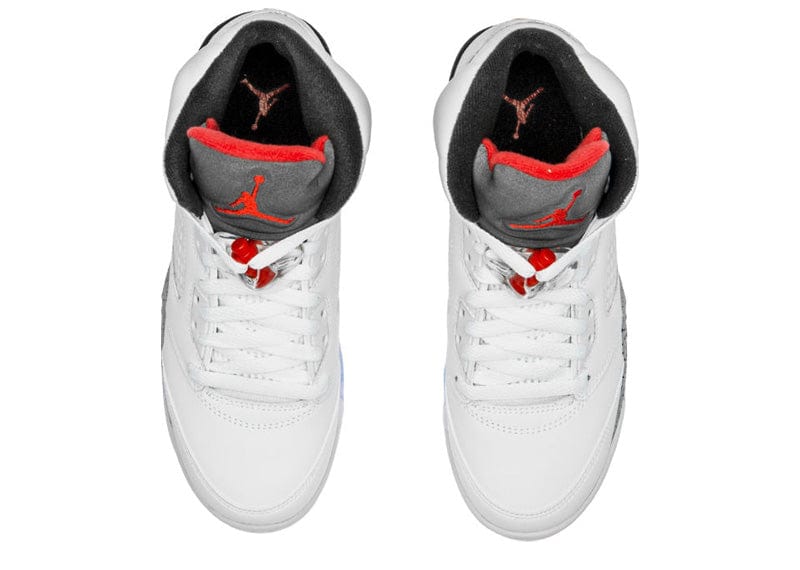 Air jordan retro 5 white cement on sale