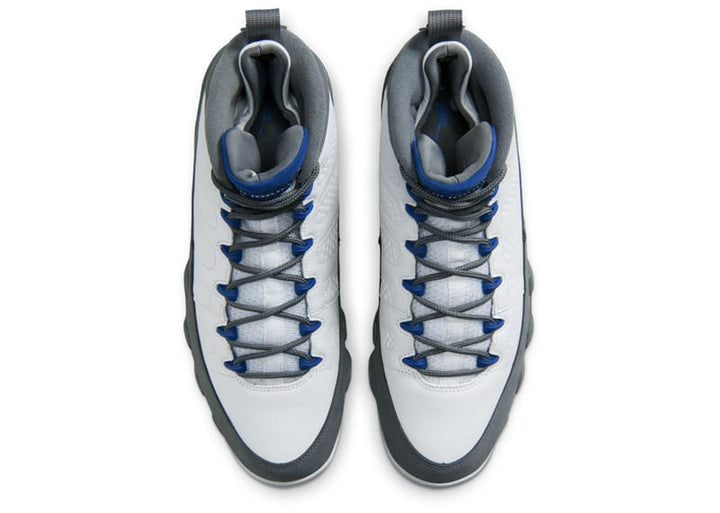 Jordan 9 Retro Flint Grey French Blue (2026) – Court Order