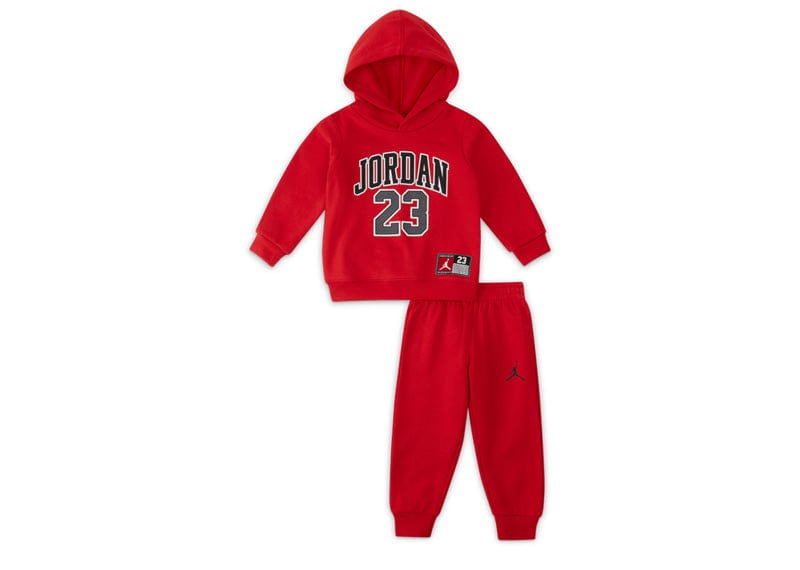 Jordan Streetwear Jordan Jersey Pack Pullover Set Toddler 2-Piece Hoodie Set Gym Red