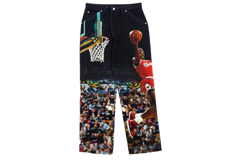 Jordan Streetwear Nike Air Jordan Printed Twill Pants Black