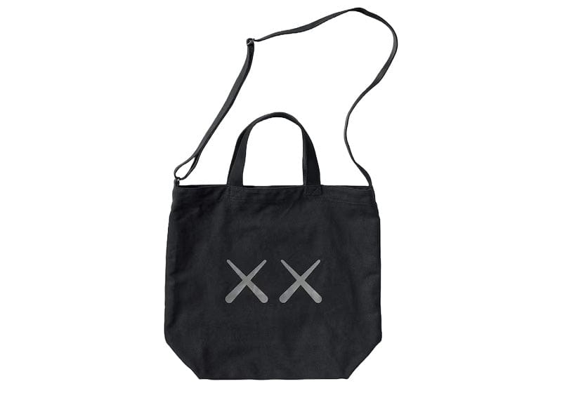 KAWS Accessories KAWS + Warhol 2-Way Tote Bag - Black