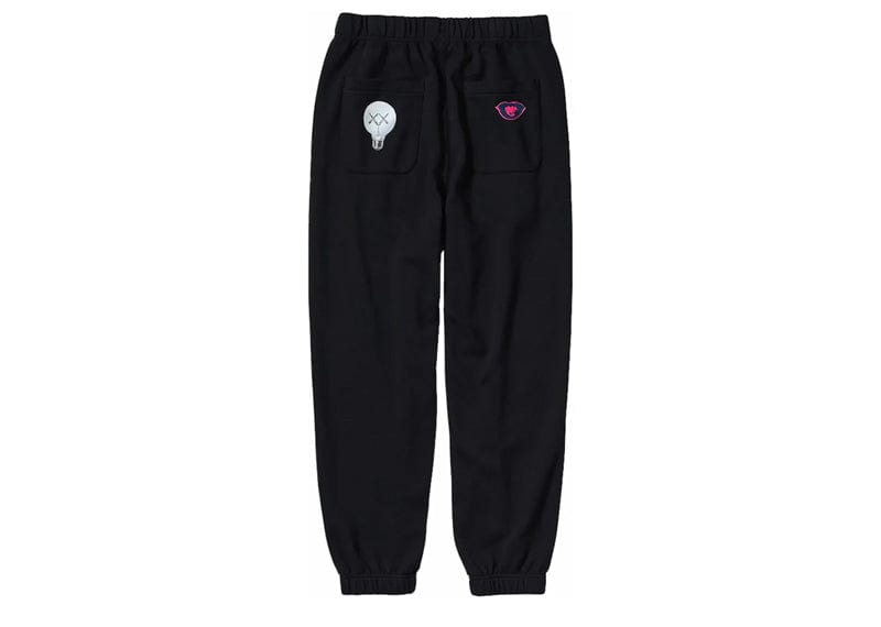 KAWS streetwear KAWS x Uniqlo Warhol 476120 Sweatpants Black