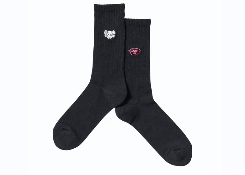 Kaws Accessories KAWS x Uniqlo Warhol 476519 Socks Black