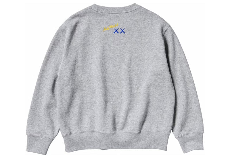 KAWS streetwear KAWS x Uniqlo Warhol Graphic 472951 Sweatshirt Gray
