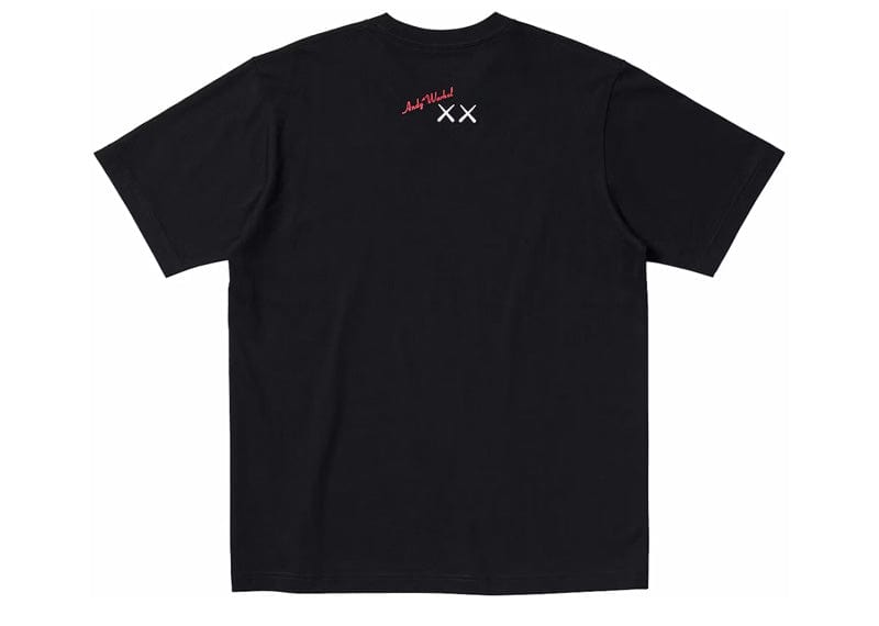 KAWS streetwear KAWS x Uniqlo Warhol UT Graphic 476351 T-shirt Black