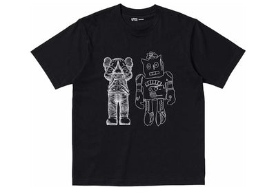 KAWS streetwear KAWS x Uniqlo Warhol UT Graphic 476351 T-shirt Black